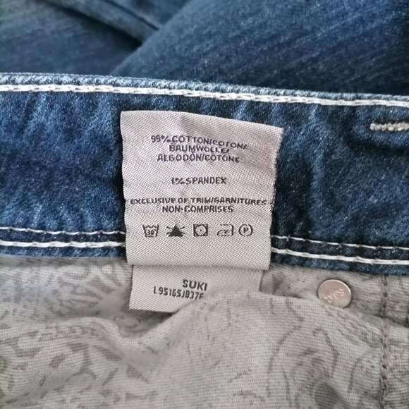 Silver Jeans Co. Womens Denim Blue Mid Rise Suki Surplus Bootcut Jeans Sz 28/32 - Picture 7 of 7